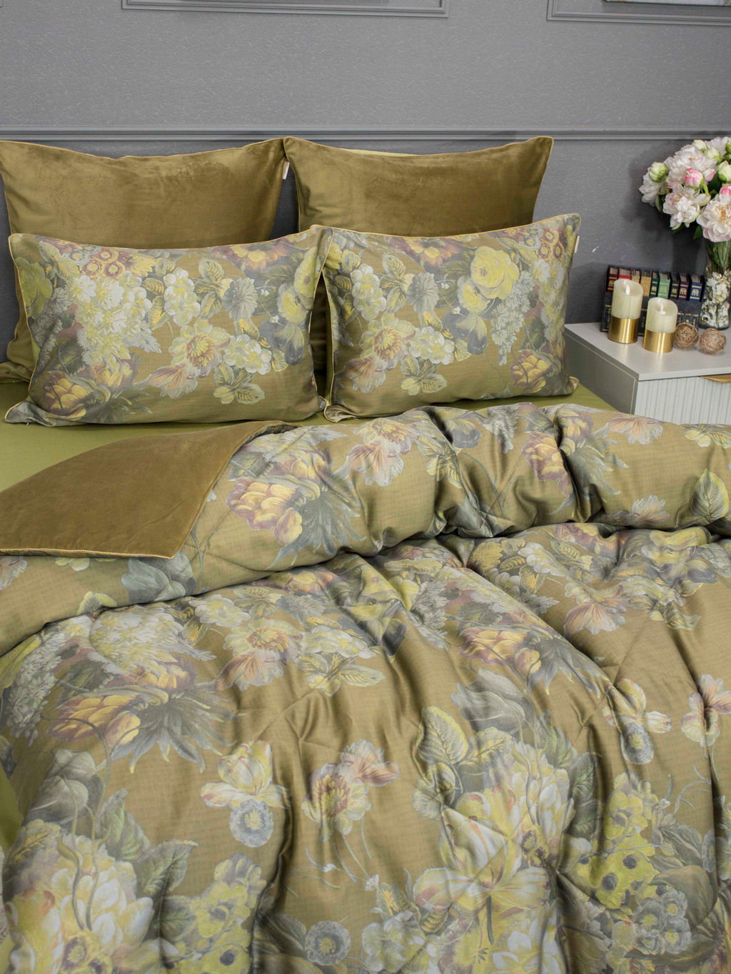 Филис (охра олива) ABC Egypt Cotton комплект