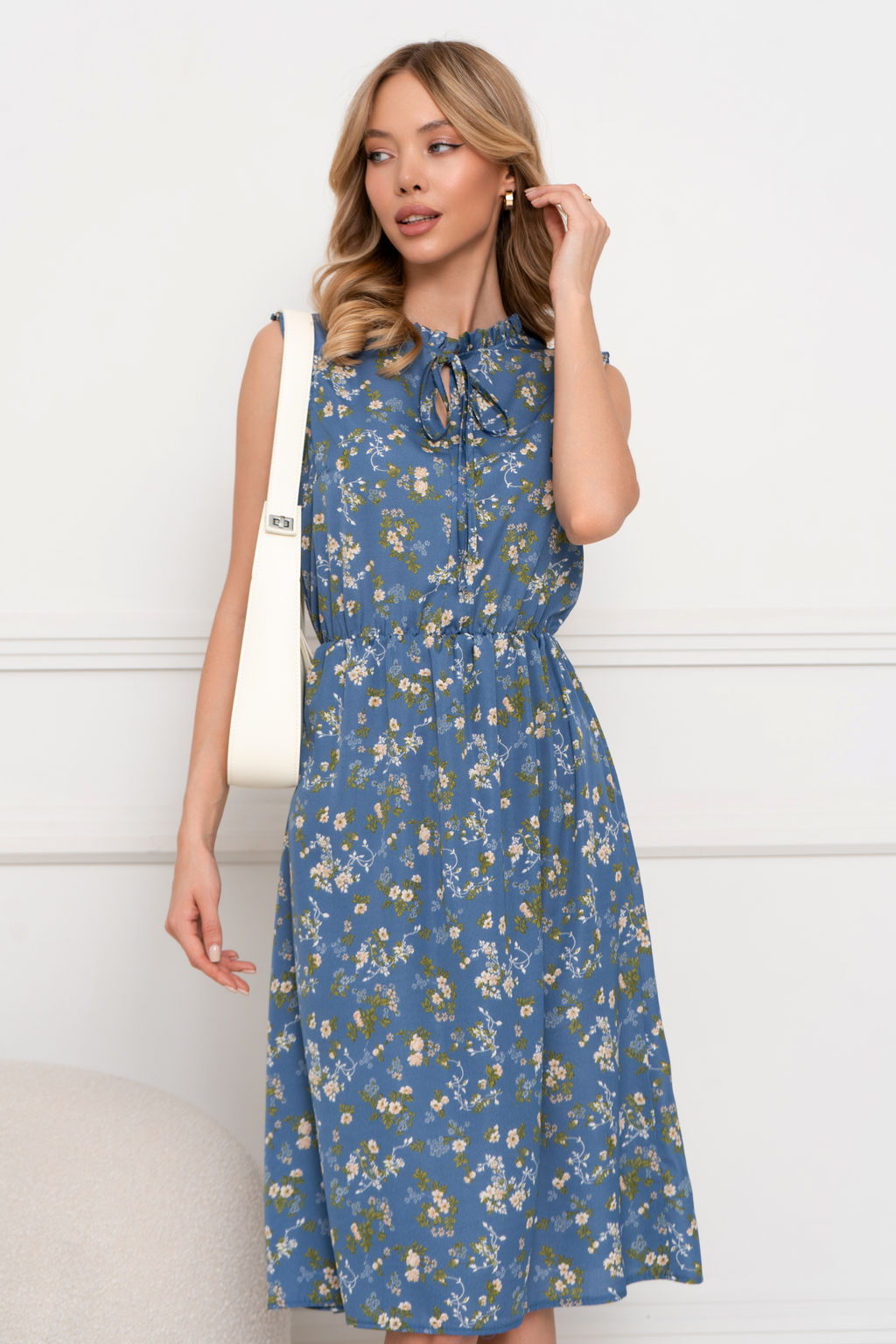 Платье Open Style 5741 голубой