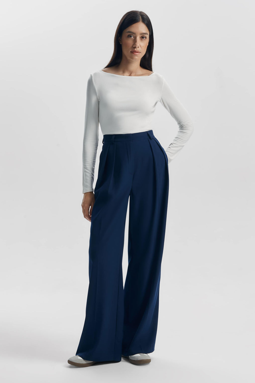 Брюки-палаццо со складками - Mollis фото 2