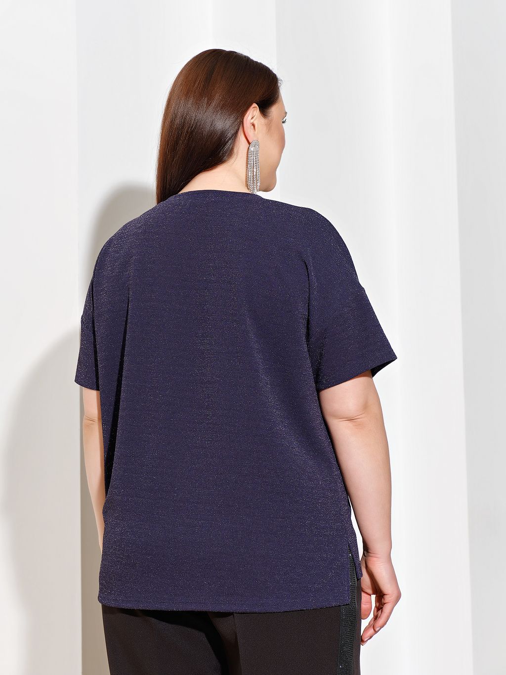 Джемпер 0087-26 тёмно-синий - Dora фото 11