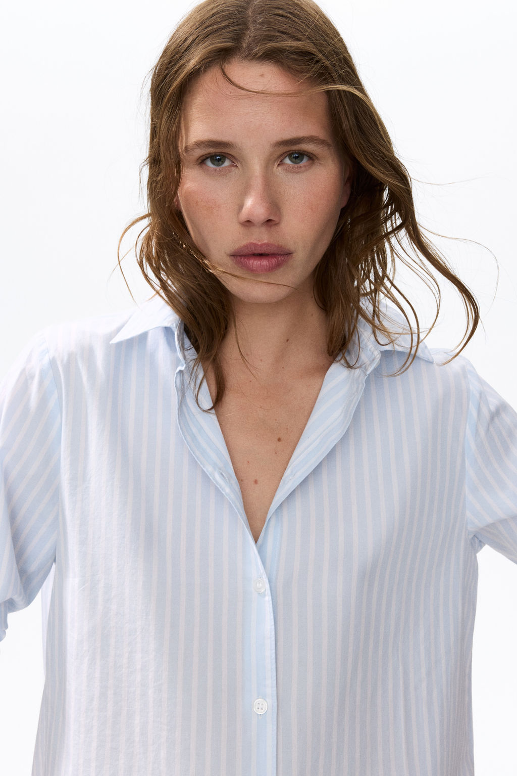 Camisa en popelina de algod?n - H&m фото 2