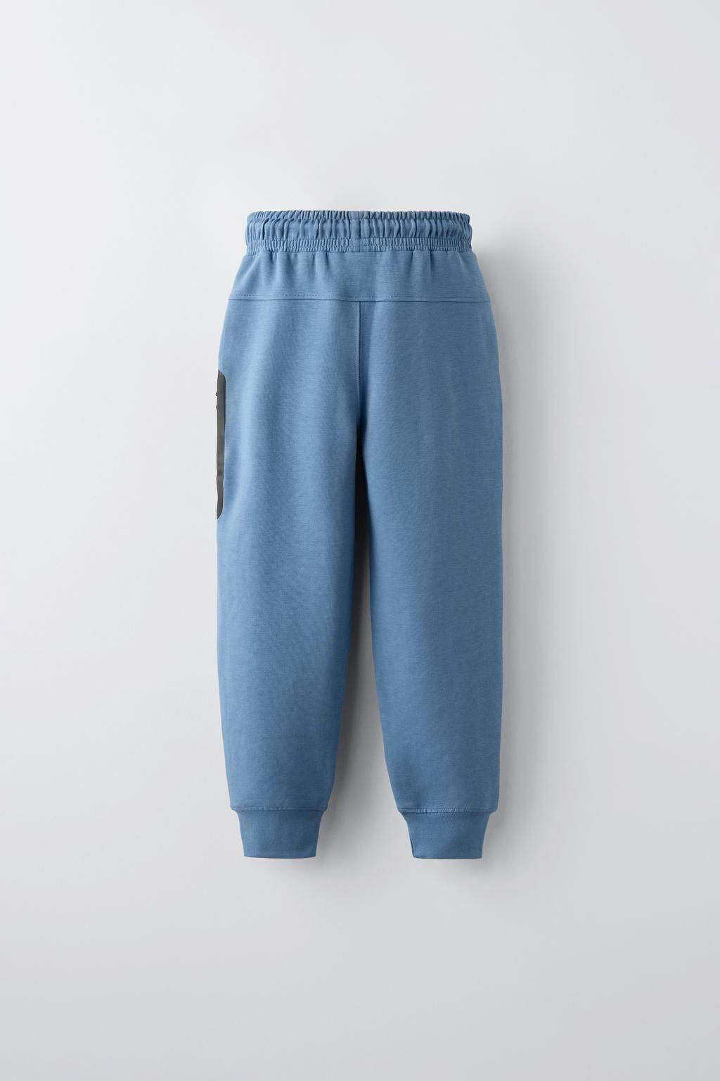 SPORTY TROUSERS WITH TEXTURED DETAIL - Zara фото 2