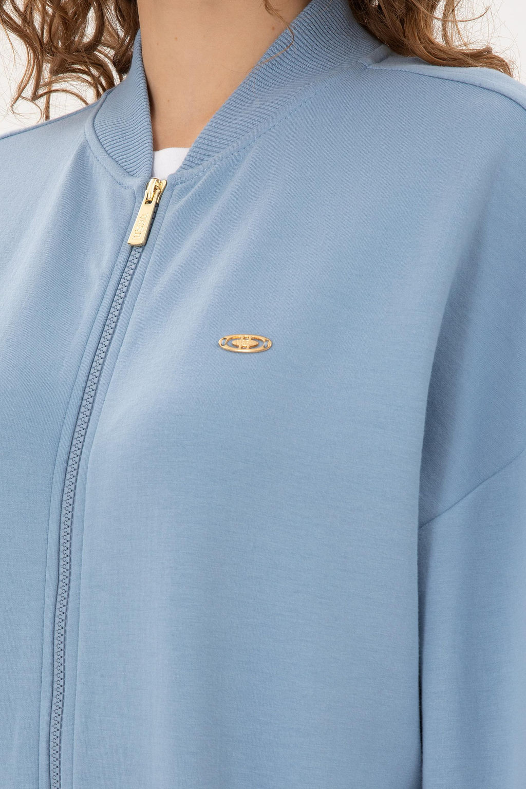 Женский голубой свитшот Неожиданная скидка в корзине - U.s. polo assn фото 7