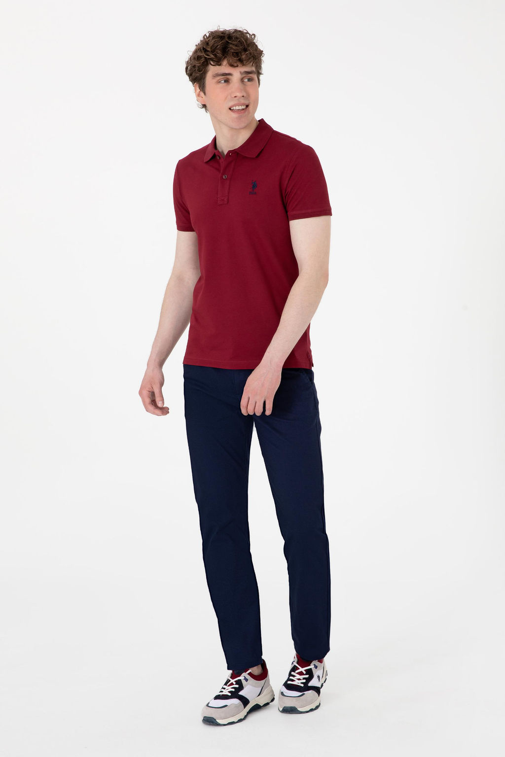 Erkek Bordo Basic Ti__rt Sepette S_rpriz _ndirim - U.s. polo assn фото 4