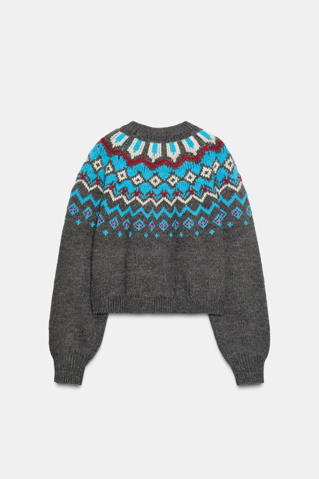 JACQUARD KNIT JUMPER - Zara фото 6