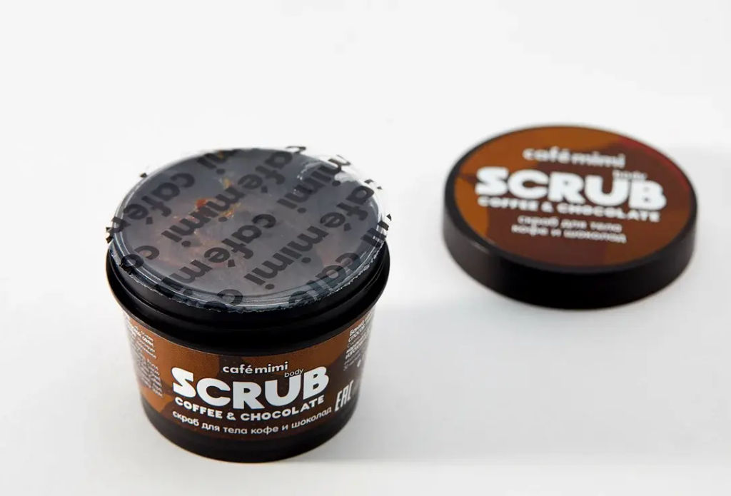CAFE MIMI Скраб для тела кофе и шоколад (стакан) 120г - Кафе красоты фото 4