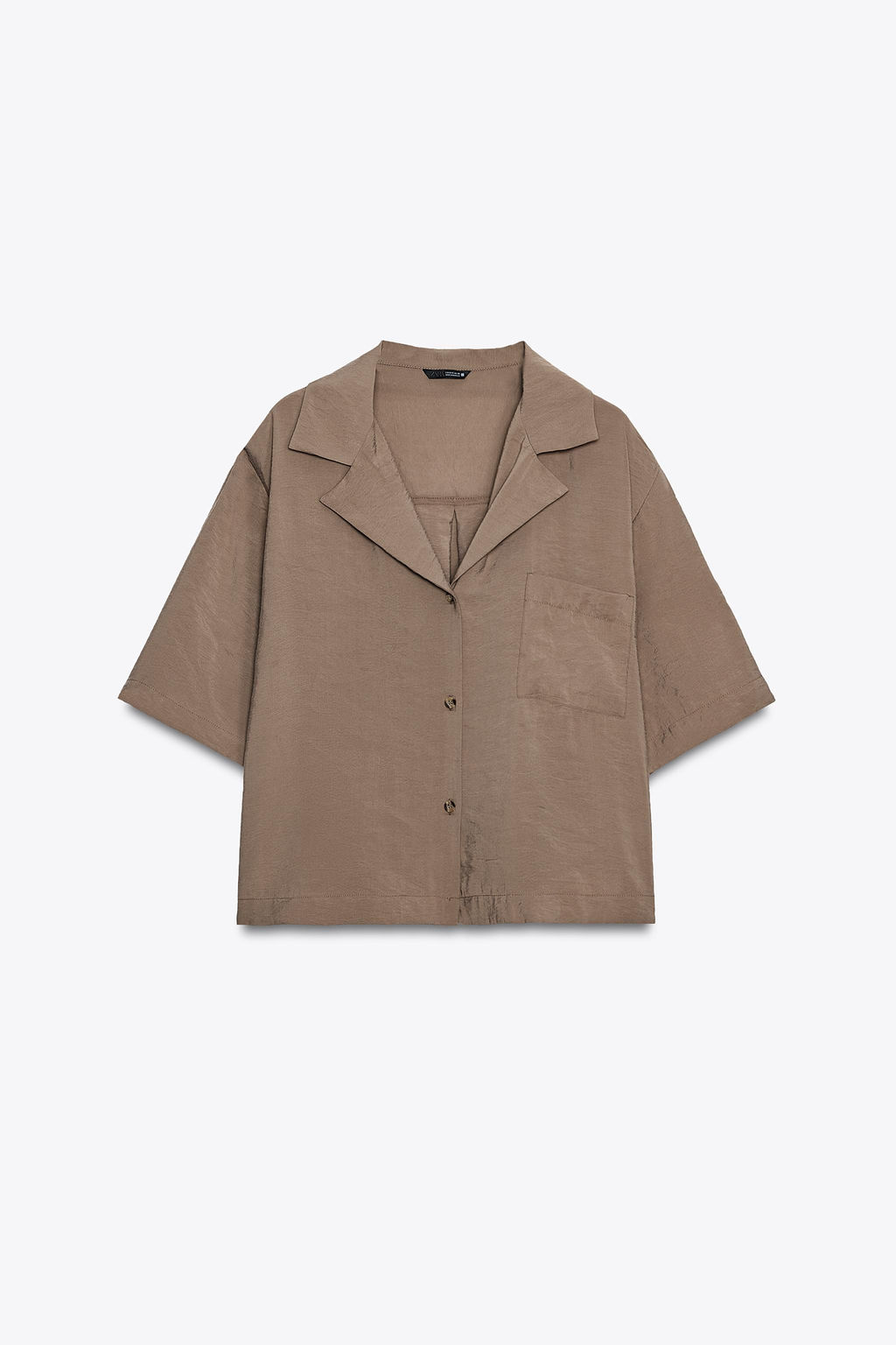 FLOWING SHORT SLEEVE BLOUSE - Zara фото 5