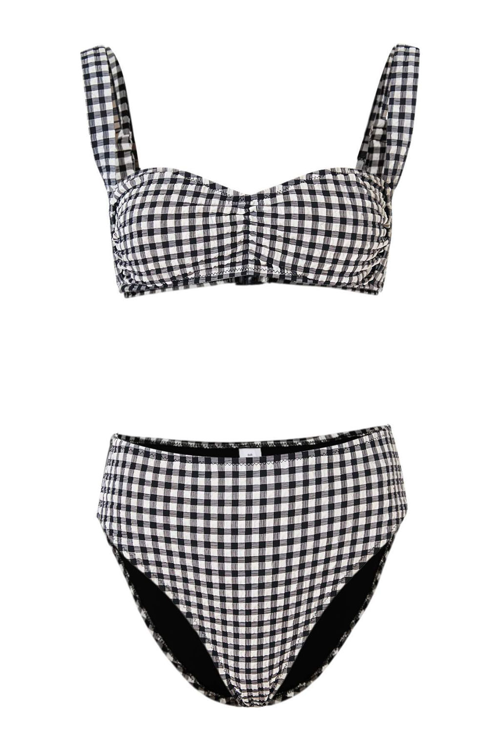 TRENDYOLMILLA Potikare Desenli Bralette Dokulu Regular Pretty Bikini Tak?m? TBESS25BT00036  фото 22