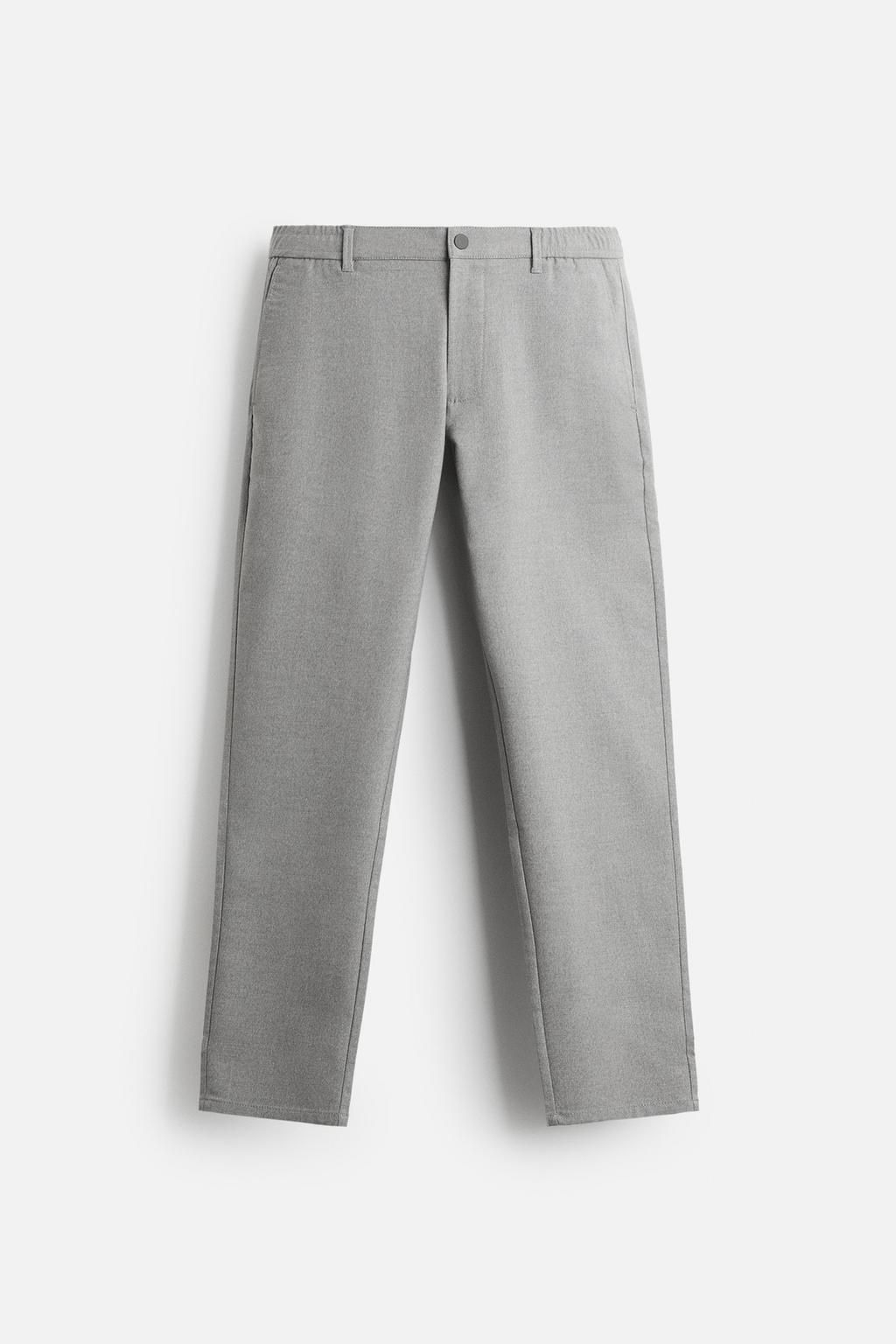 SLIM FIT COMFORT TROUSERS - Zara фото 38