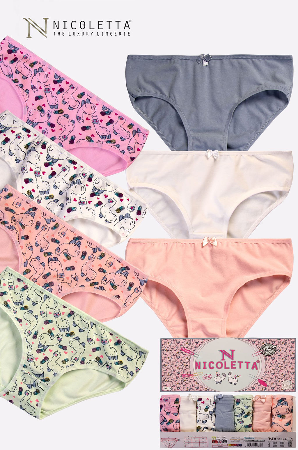 Трусы для девочки 7шт. Nicoletta  фото 6
