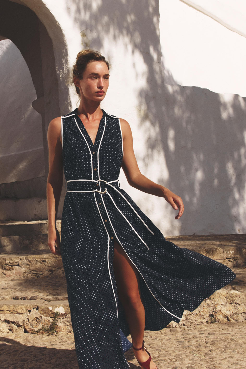 POLKA DOT MIDI DRESS - Zara фото 11