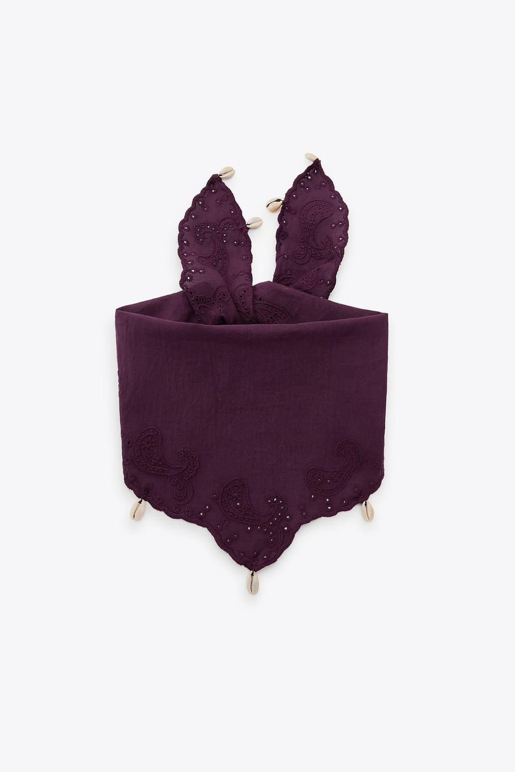 OPENWORK SHELL BANDANA - Zara фото 6
