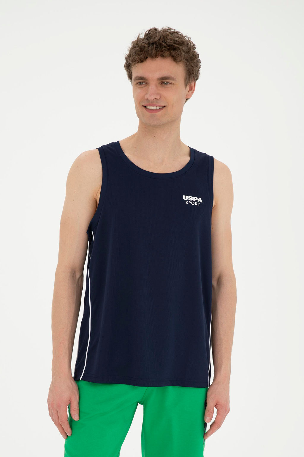 Мужская темно-синяя футболка Неожиданная скидка в корзине - U.s. polo assn фото 8