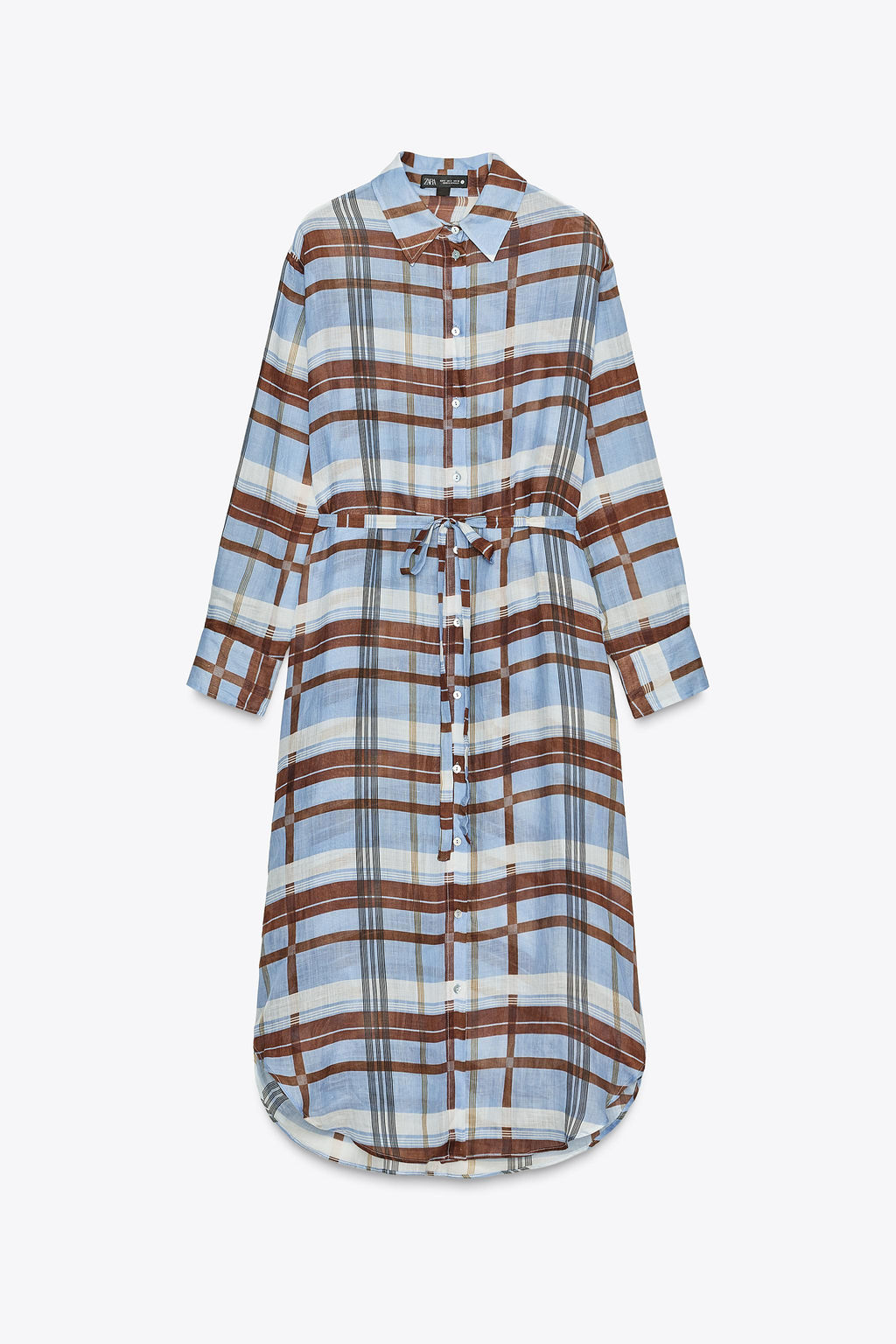 RAMIE SHIRT DRESS ZW COLLECTION - Zara фото 8