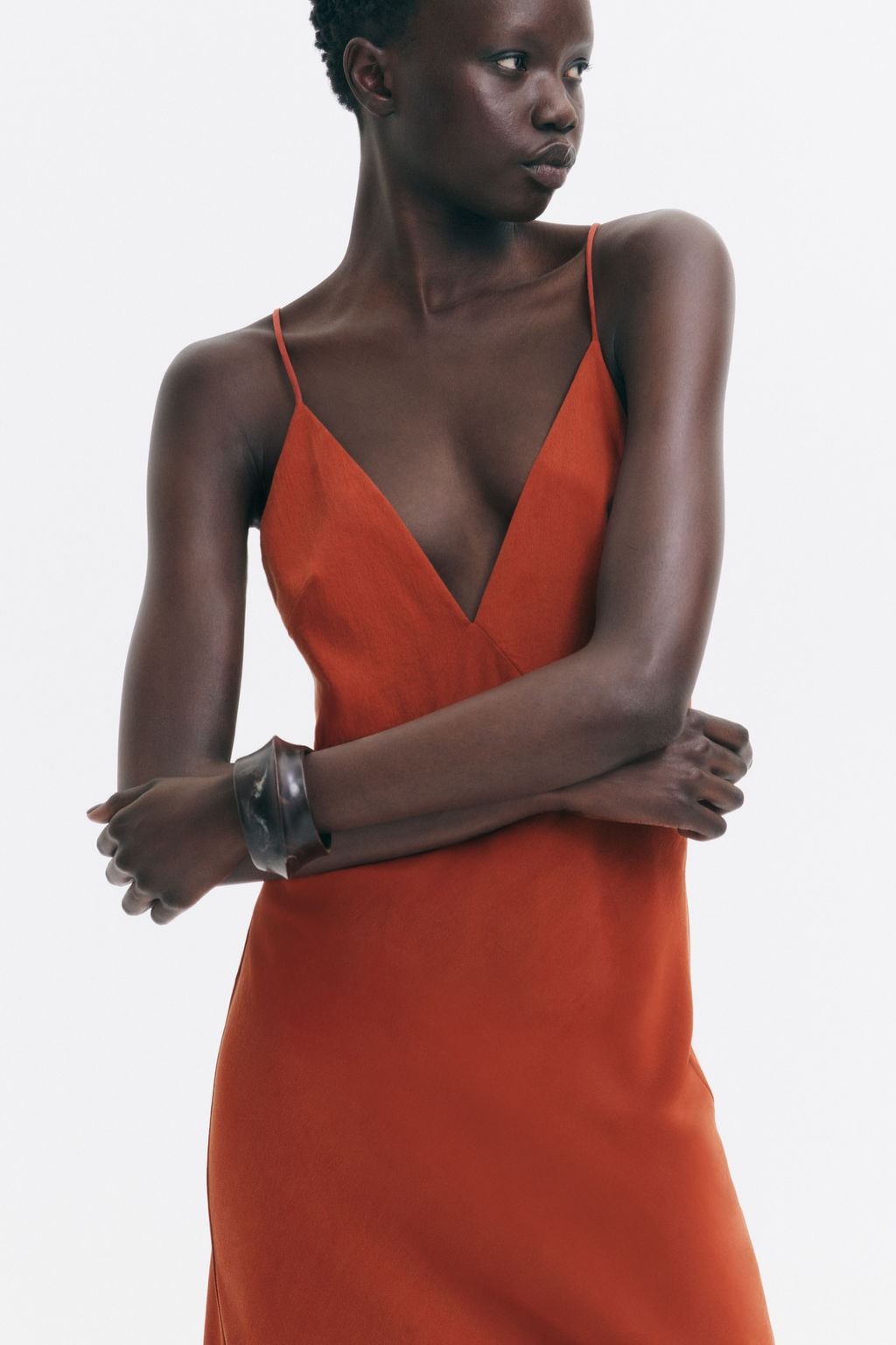Vestido de crep? con detalle de cuentas - H&m фото 6