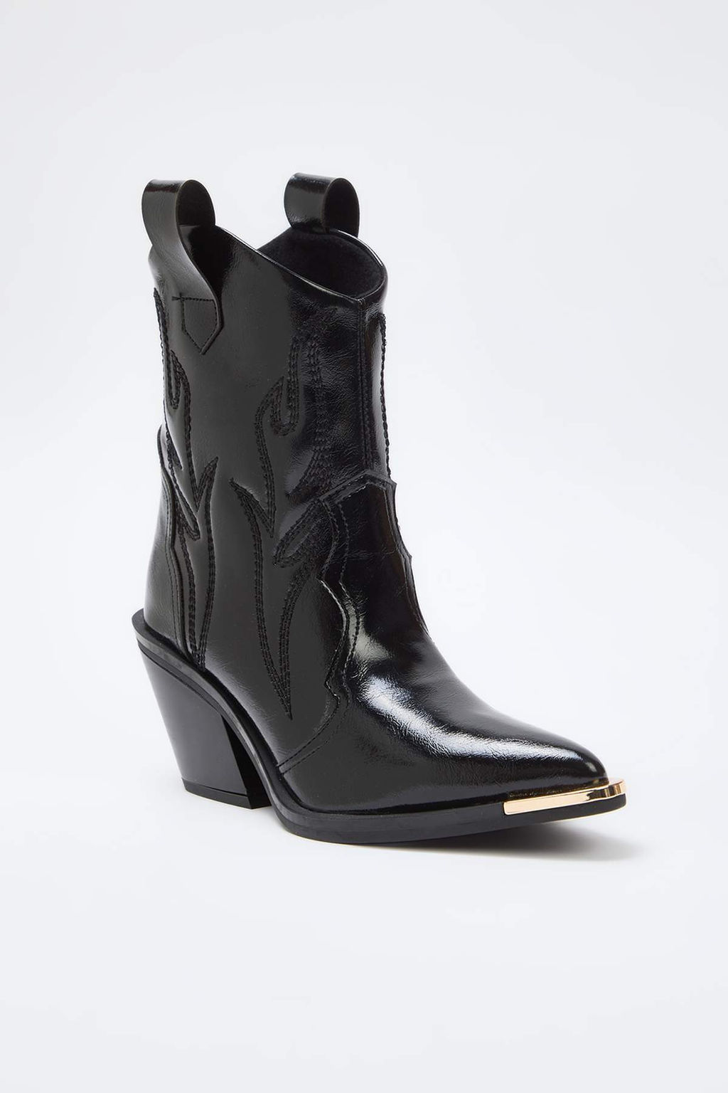 Siyah Metal Aksesuar Detayl? Kad?n Premium Kovboy Bot TAKAW26BO00090 - Trendyolmilla фото 3