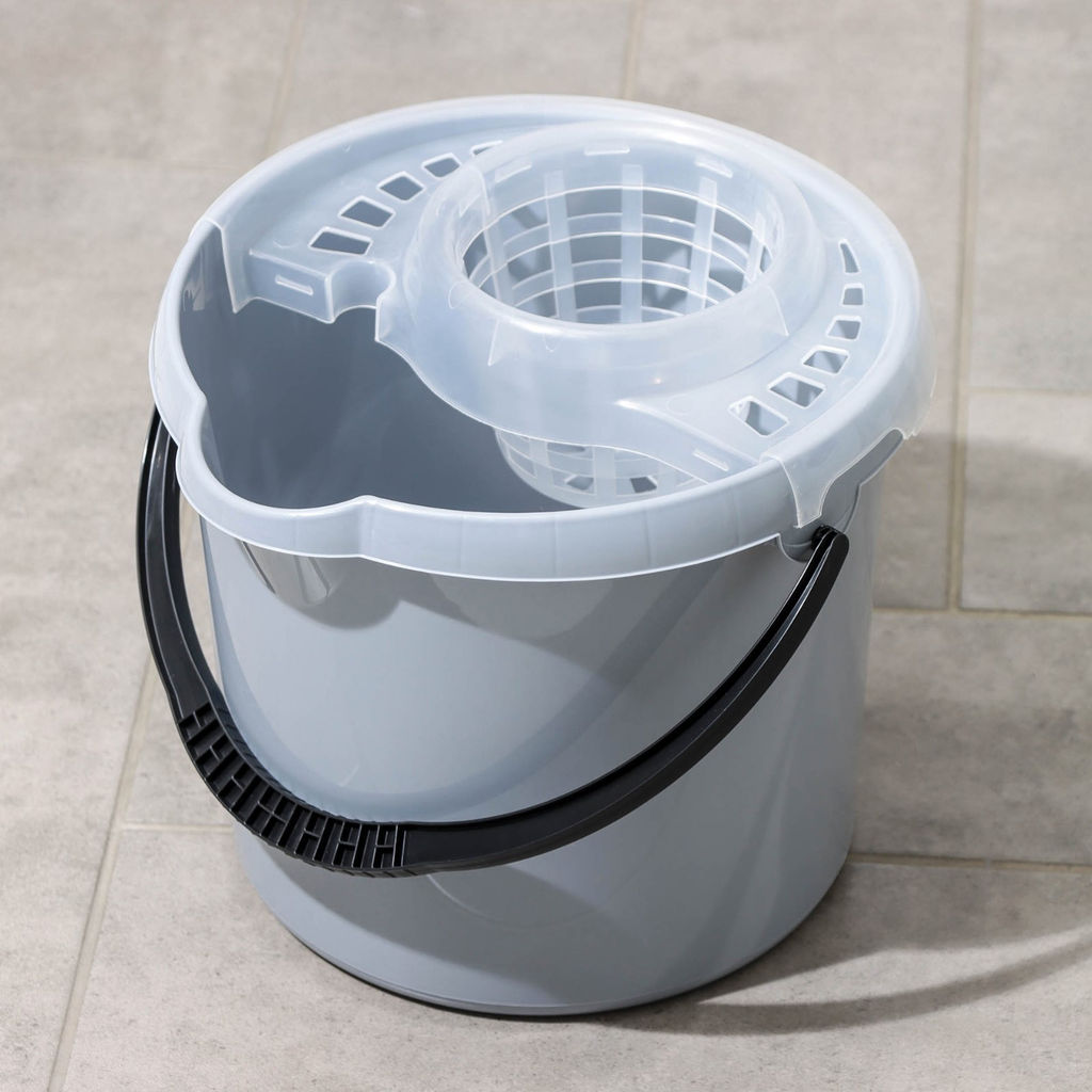 Ведро 9л "Etna" круглое с ожимом МОП арт. 221218