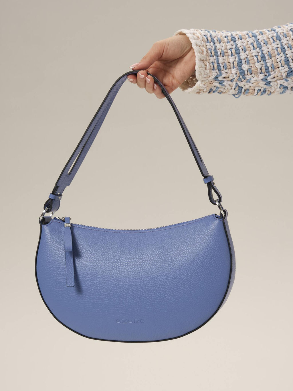 Сумка женская сэддл Azaro 31042 сиреневый закат