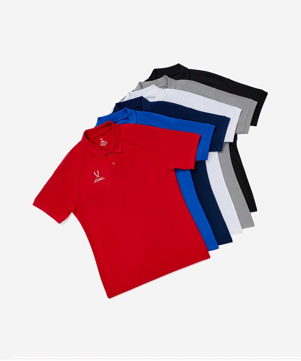 Поло JOGEL CAMP 2 CVC Polo CZ, белый  фото 9