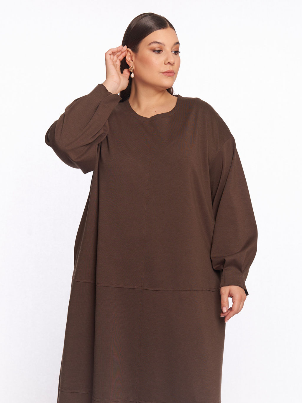 Платье со швами наружу PP56506BRW19 - Артесса фото 3