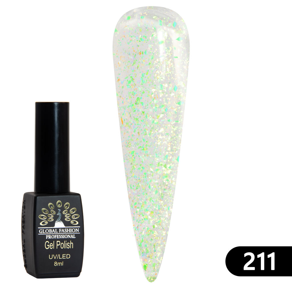 Гель лак BLACK ELITE 211, Global Fashion 8 мл  фото 2