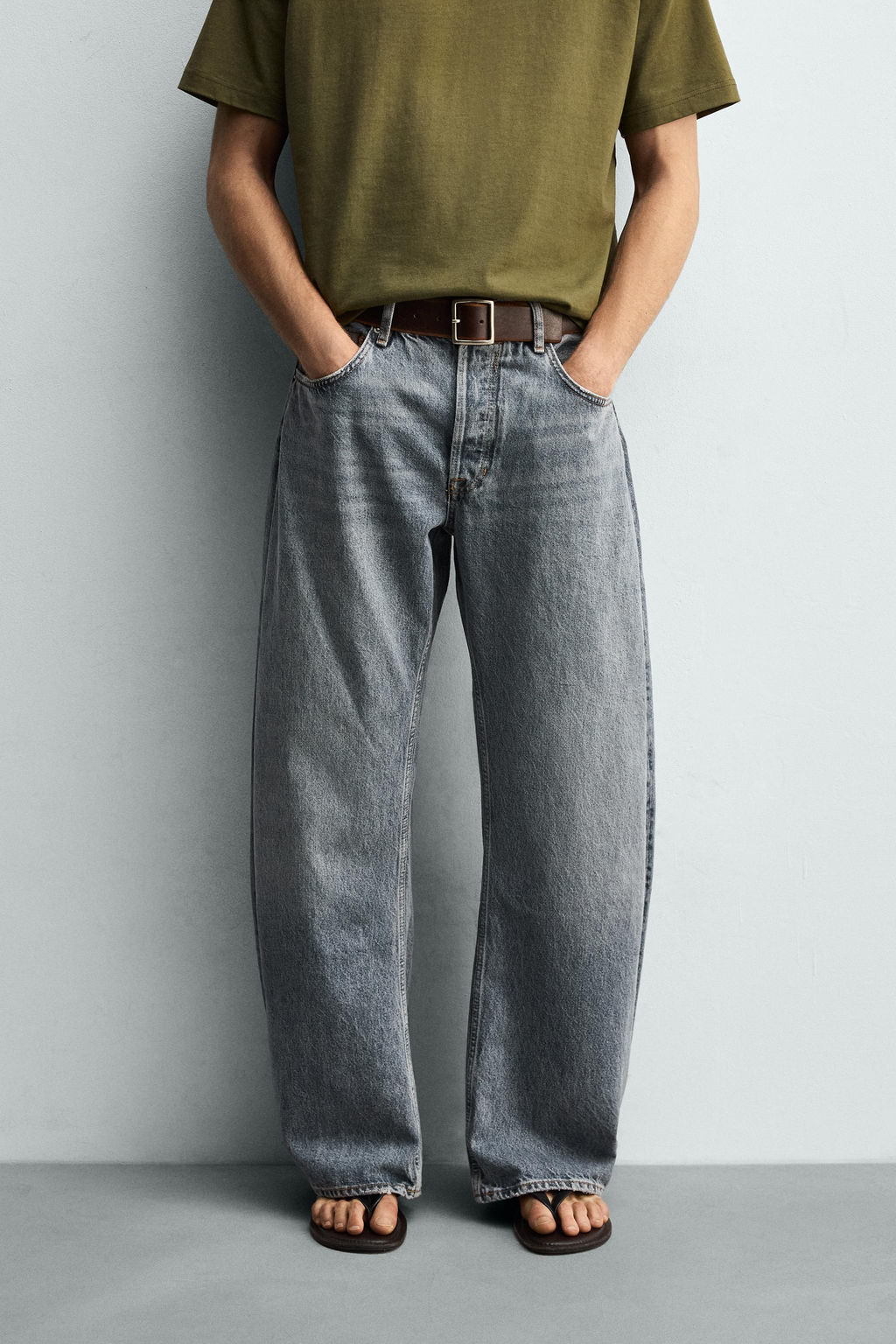 JEANS BARREL FIT / Azul lavado