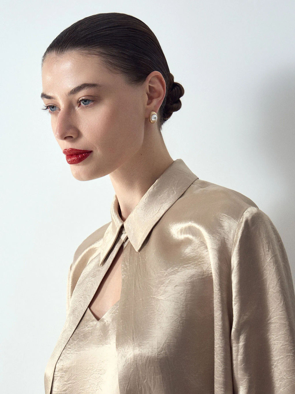 EMKA / Рубашка из ацетата  фото 4