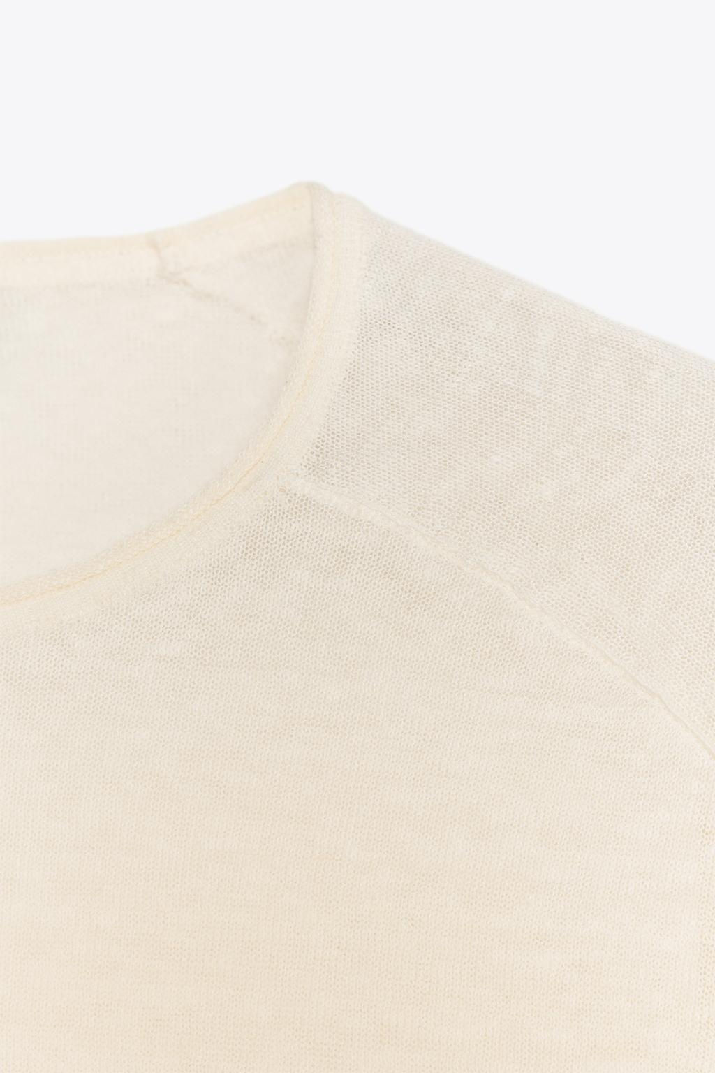 LINEN BLEND KNIT SWEATER - Zara фото 7