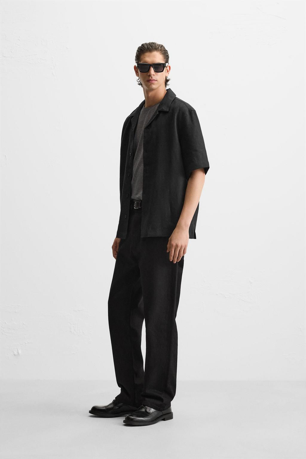 100% LINEN SHIRT - Zara фото 19