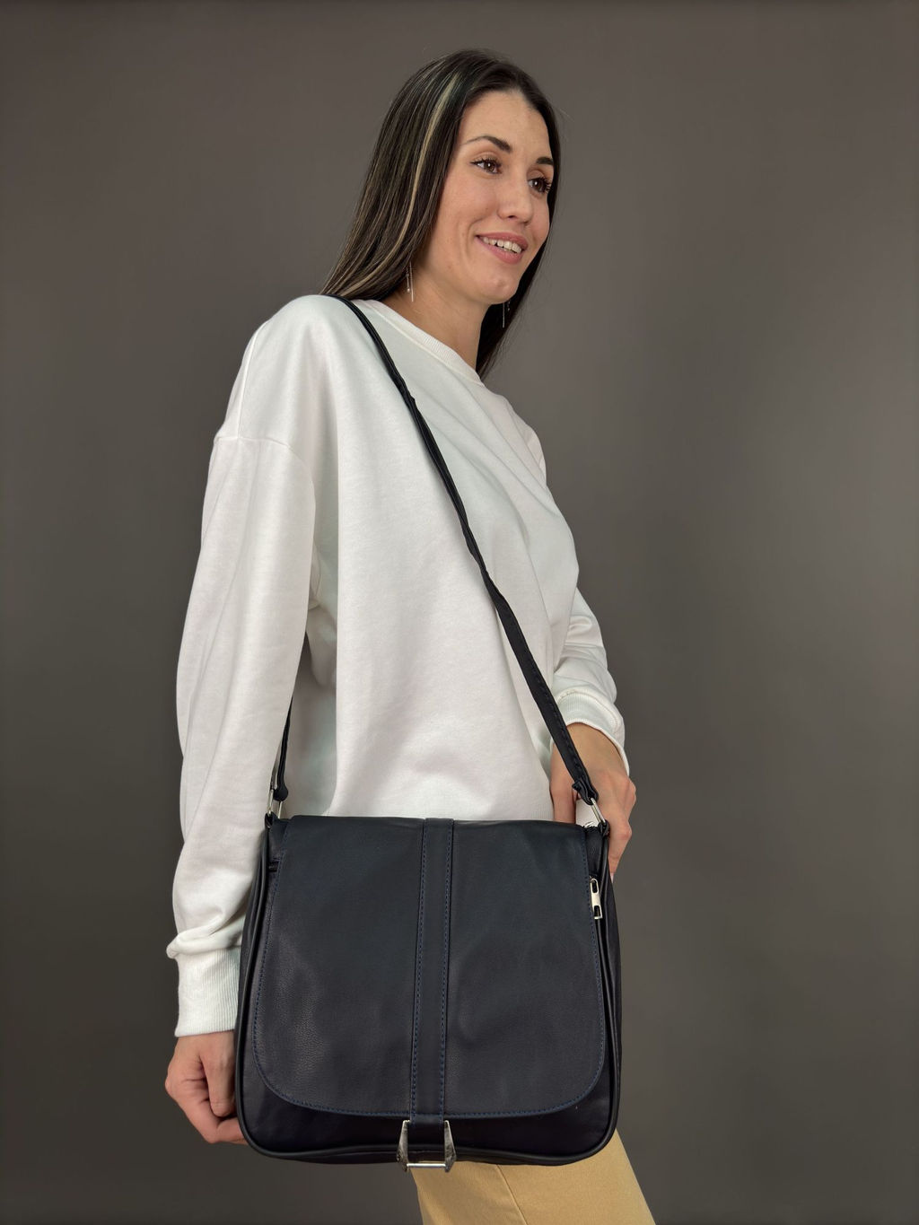 Сумка женская из телячьей кожи