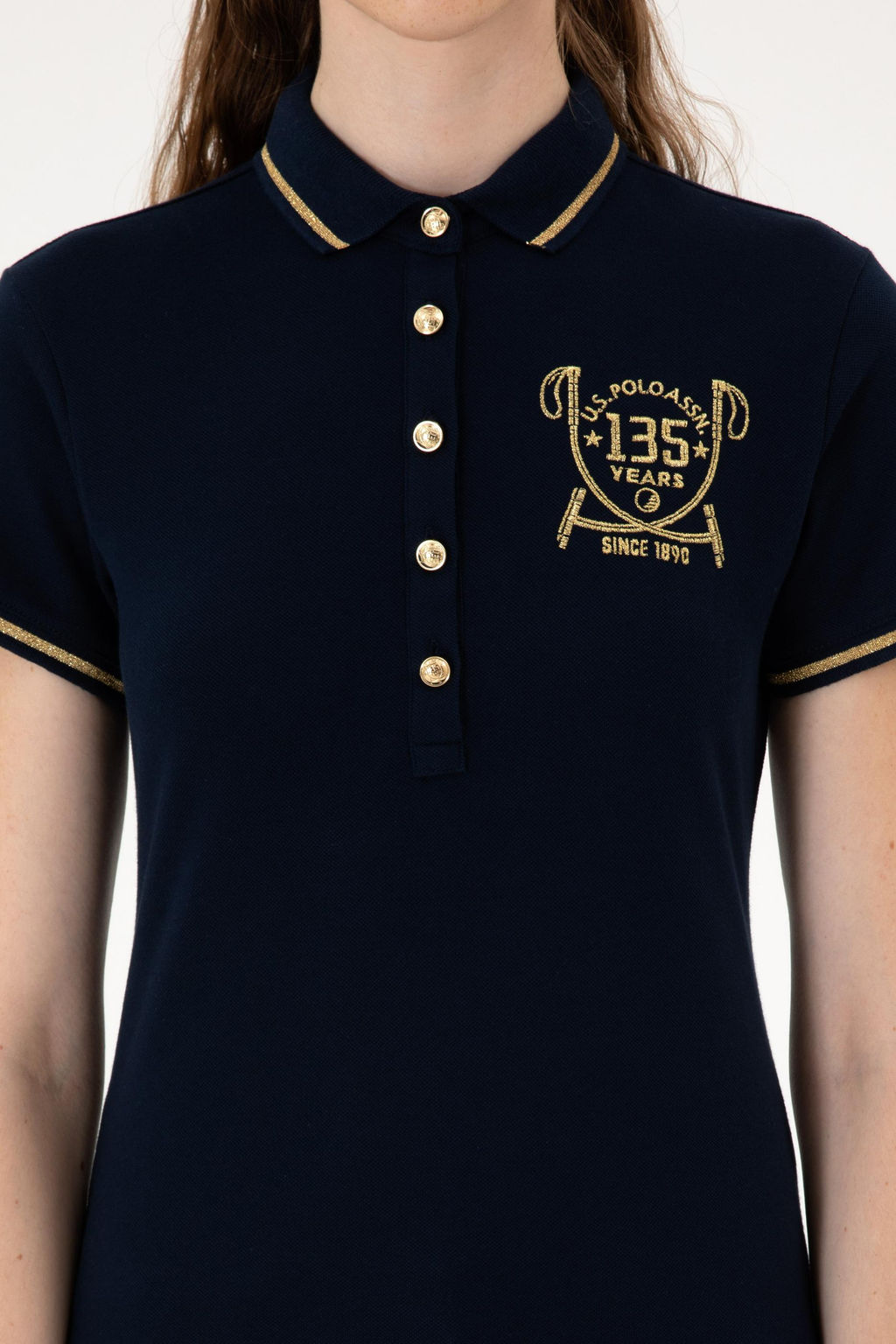 Kad_n Lacivert Ti__rt Sepette S_rpriz _ndirim - U.s. polo assn фото 6