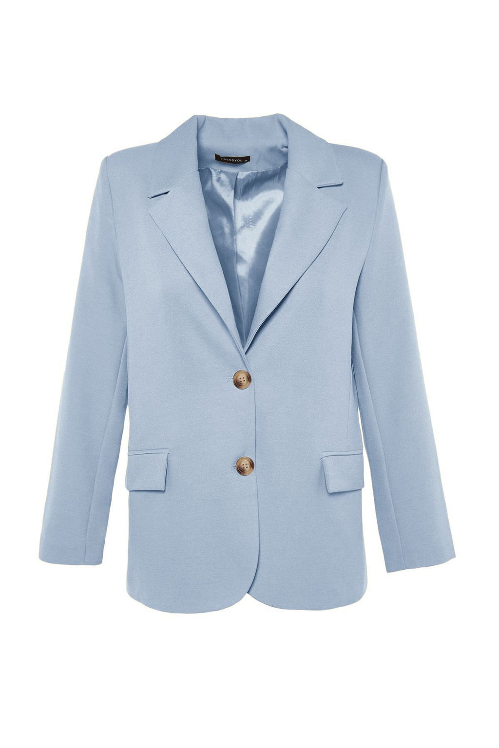 TRENDYOLMILLA Limited Edition Vizon Regular Astarl? Dokuma Blazer Ceket TWOAW23BC00132  фото 6