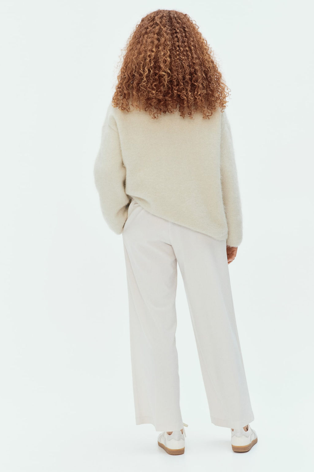 MAMA Pantalon sastre amplio - H&m фото 4