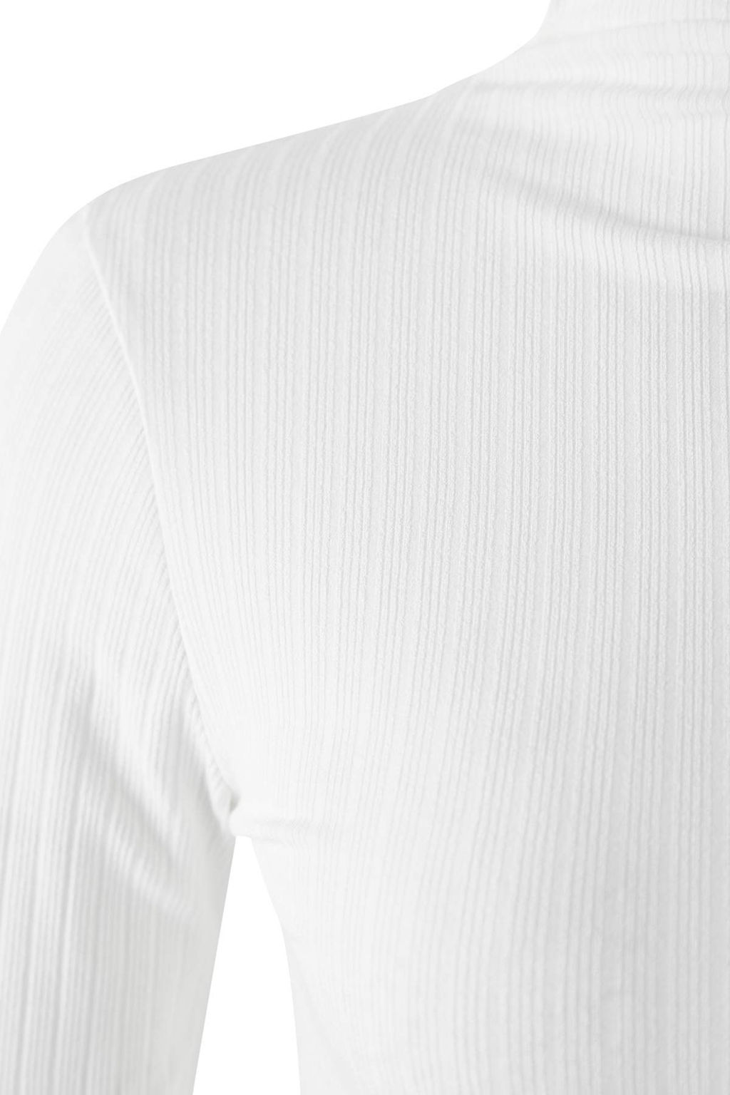Ekru More Sustainable Fitted/Vucuda Oturan Fitilli Esnek Orme Bluz TWOAW26BZ00227 - Trendyolmilla фото 2