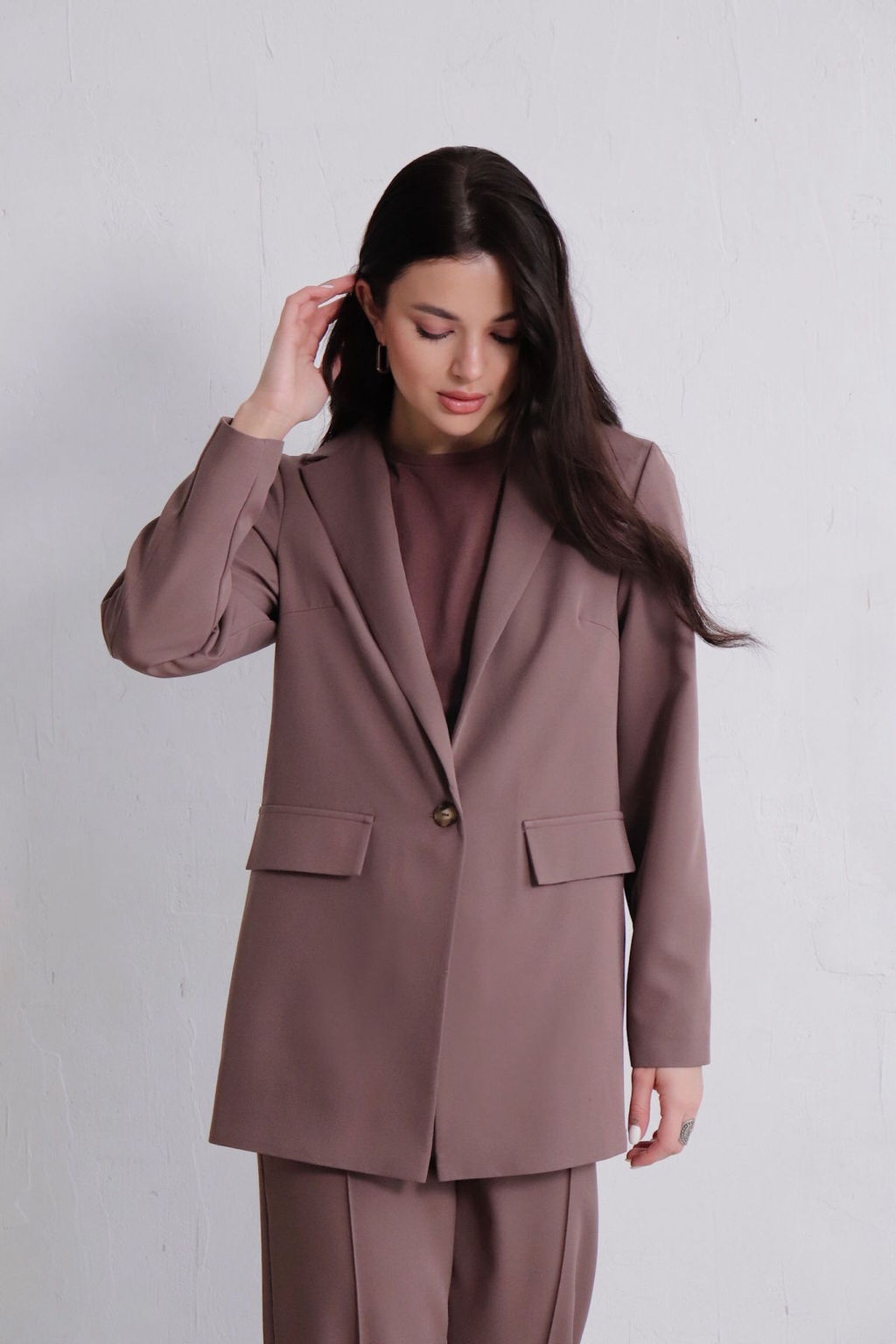 11872 Костюм брючный в цвете какао - Martichelli фото 3