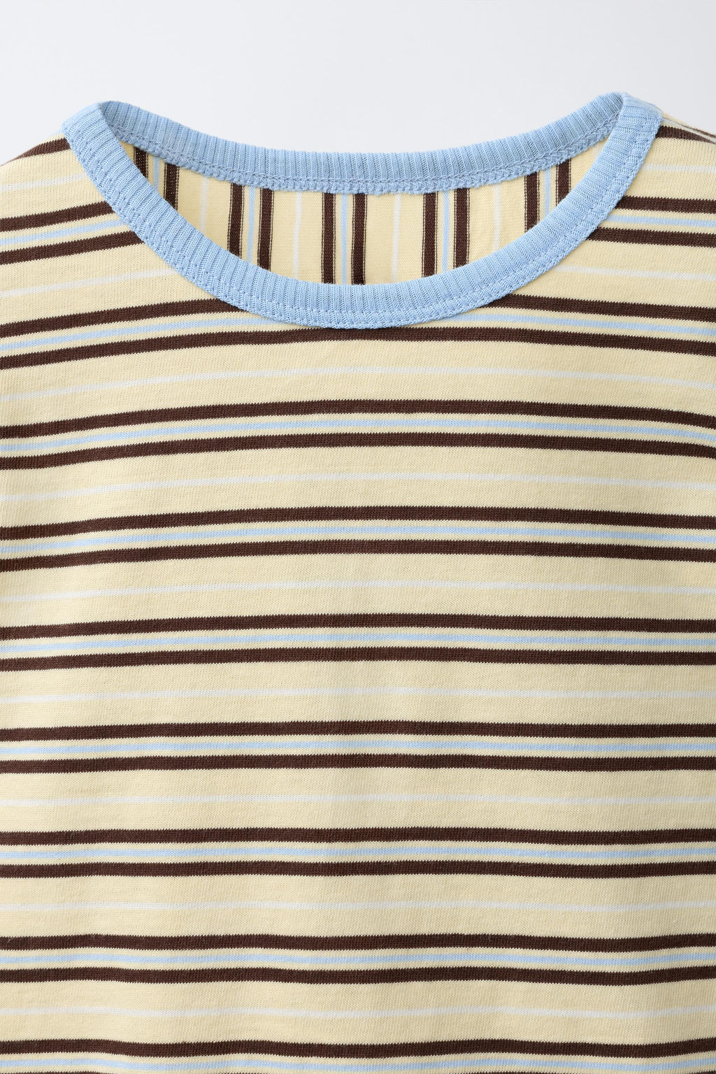 CAMISETA RAYAS / Vainilla
