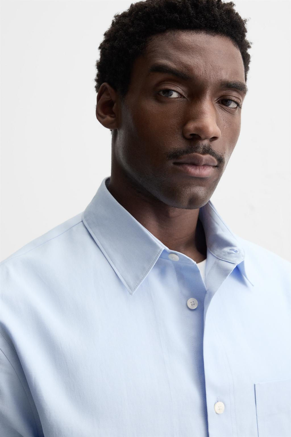SHIRT WITH POCKET - Zara фото 5