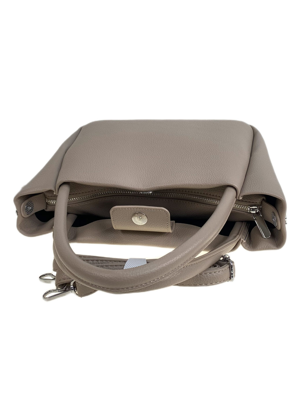 Женская сумка из искусственной кожи, цвет светло коричневый - Greta фото 2