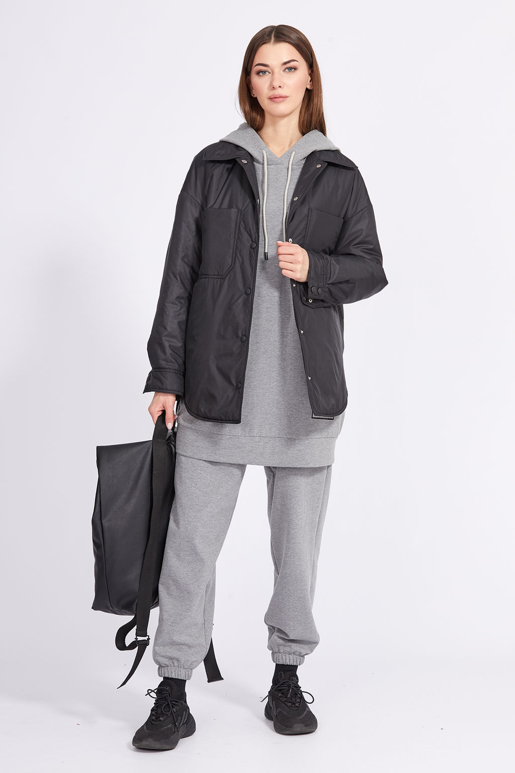 Куртка 2382 черный - Eola фото 8