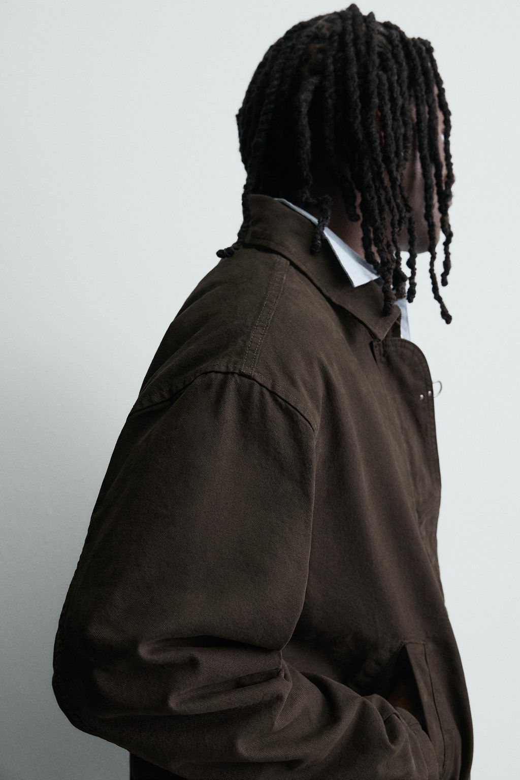 CROPPED FIT JACKET WITH FIREMAN CLASP - Zara фото 5