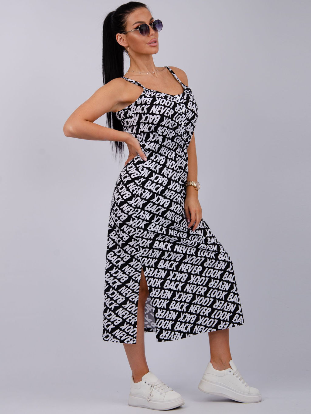 Сарафан Прайм 3 буквы, трикотаж - Малина фото 4