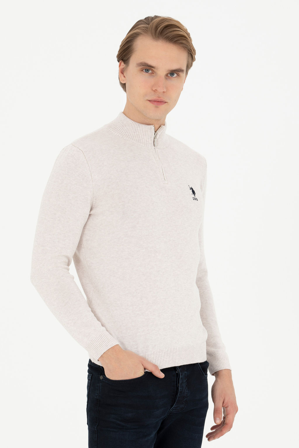 Мужской свитер с камнем - U.s. polo assn фото 17