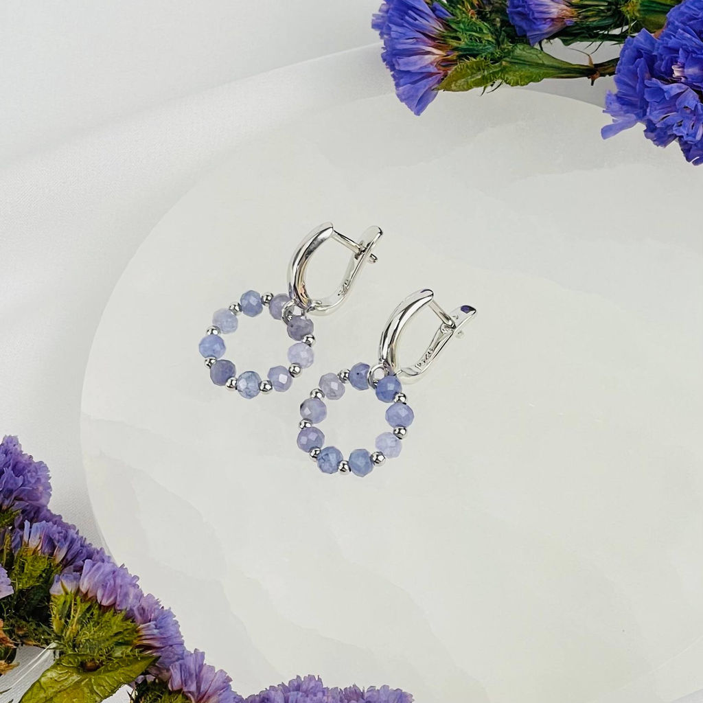 Серьги из Танзанита - Радуга самоцветов фото 2