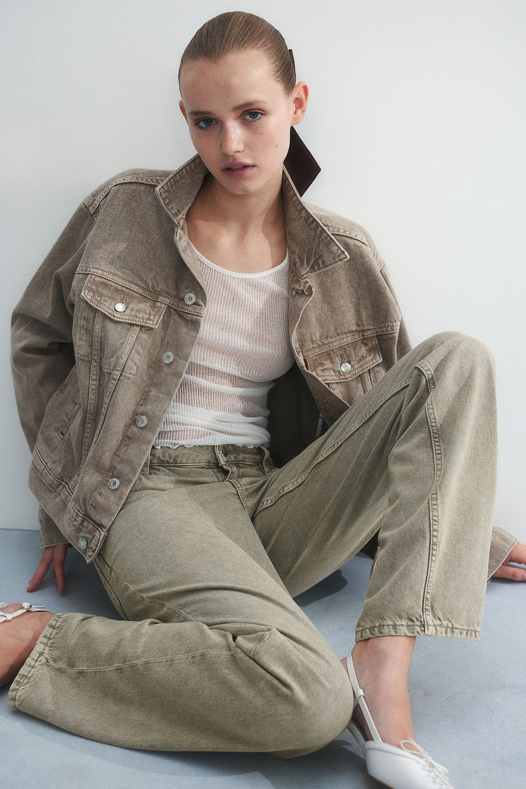 Straight Regular Jeans - H&m фото 3