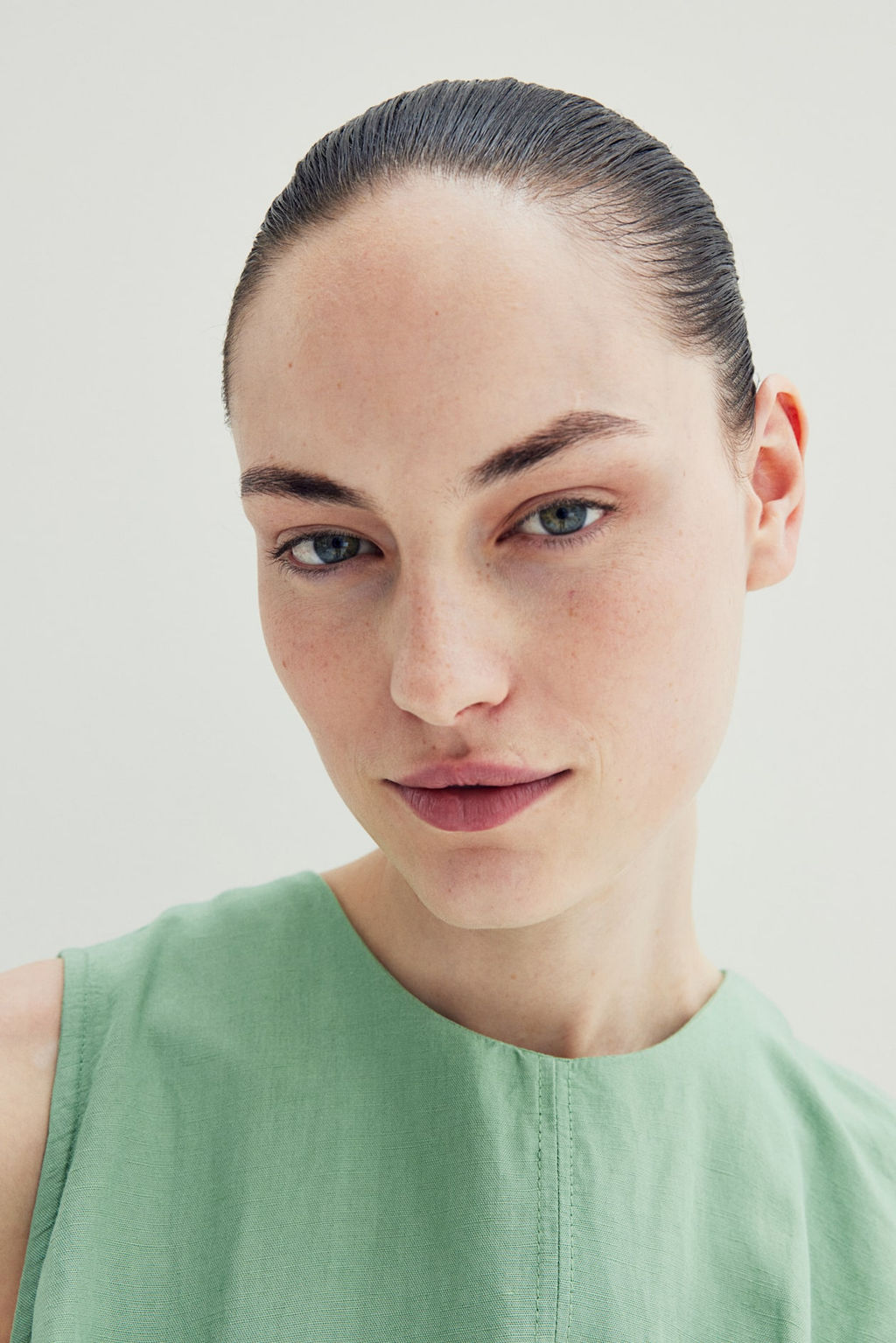 MAMA Vestido en mezcla de lino - H&m фото 3