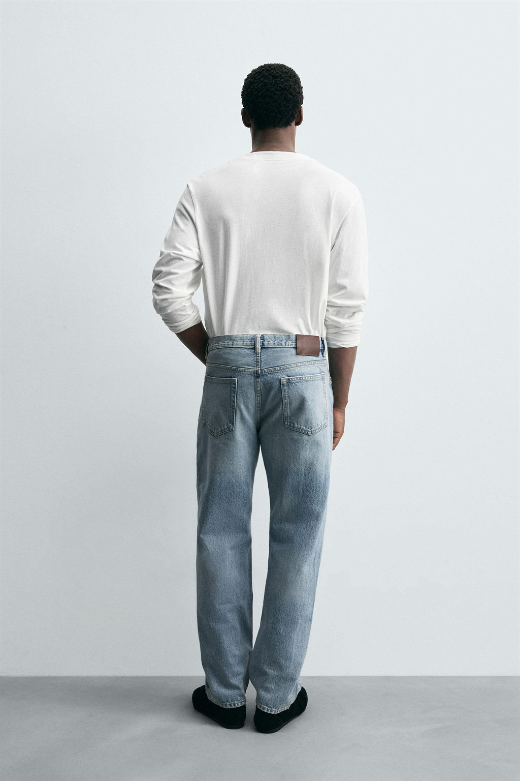 JEANS STRAIGHT FIT / Azul medio - Zara фото 3