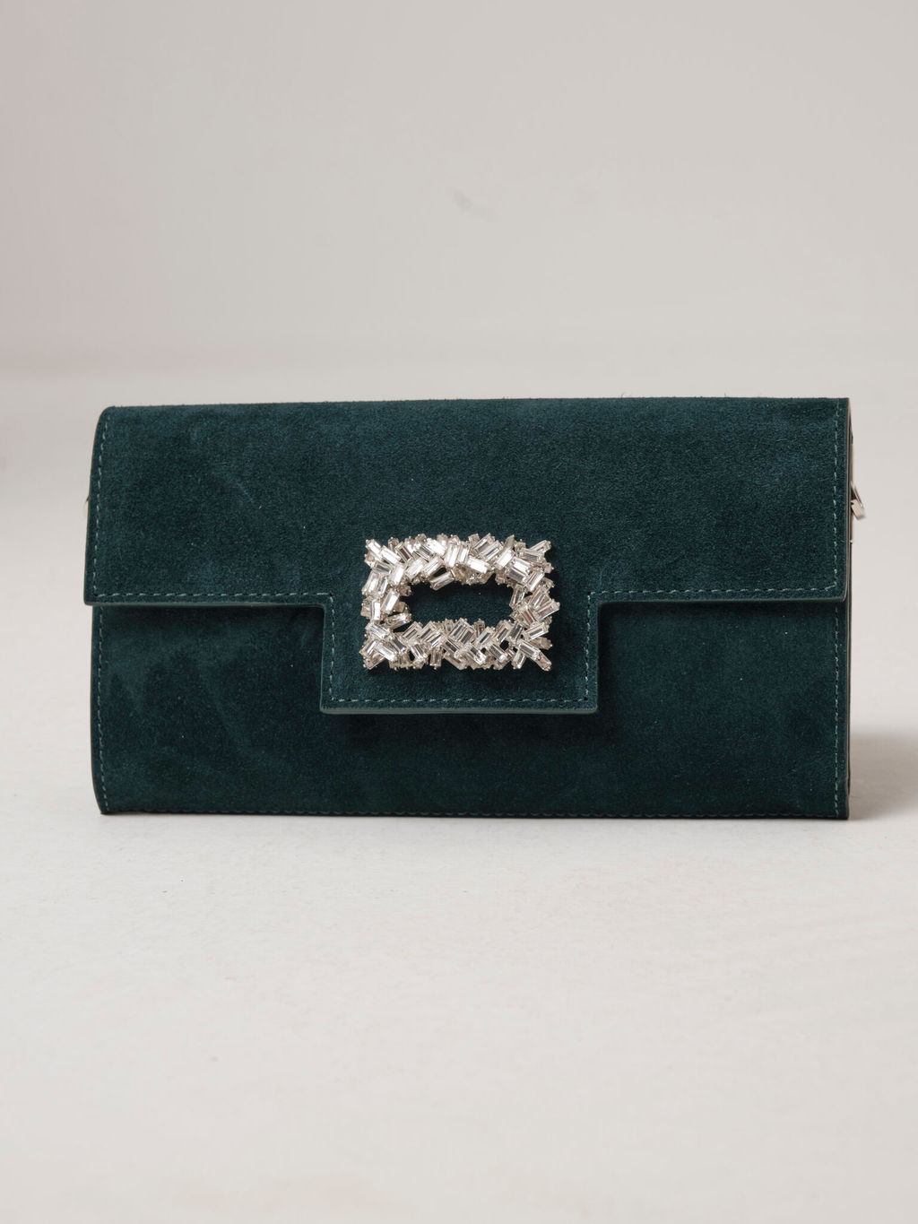 Замшевый клатч Deboro 31016 форест