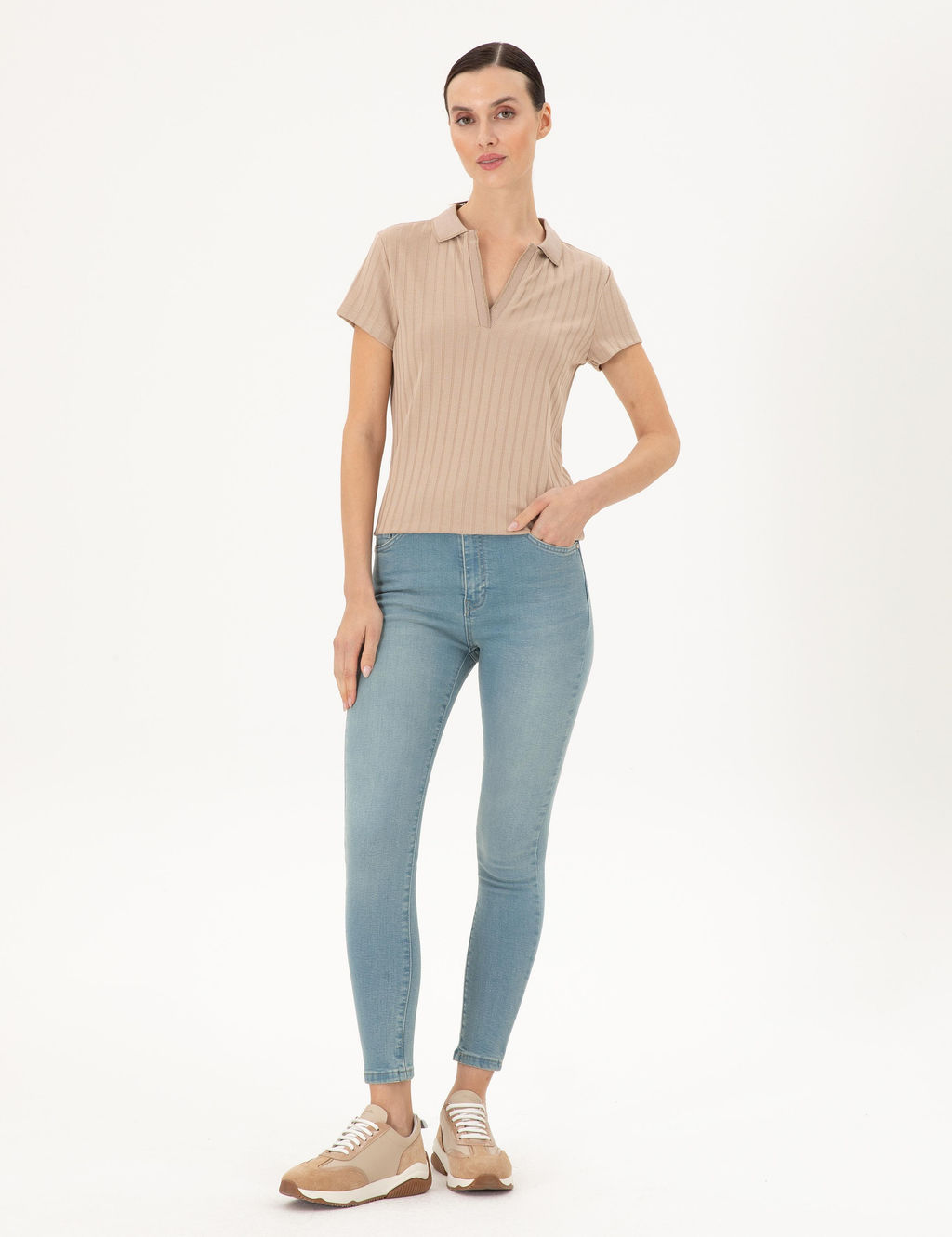 A__k Mavi Skinny Fit Jean Pantolon