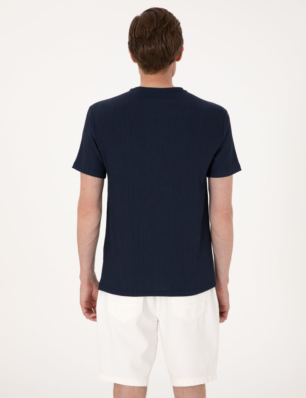 Lacivert Slim Fit Ti__rt