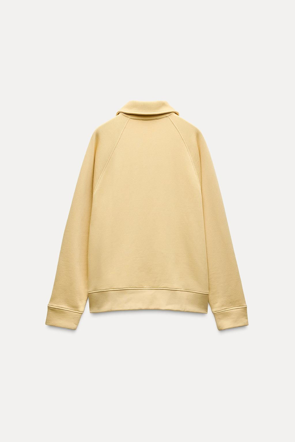 PLUSH POLO SWEATSHIRT - Zara фото 7